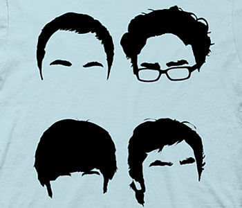 The Big Bang Theory - Lt Blue Heads