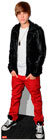 Justin Bieber - Lifesize standup - Red Pants (USA only-Shipping included)