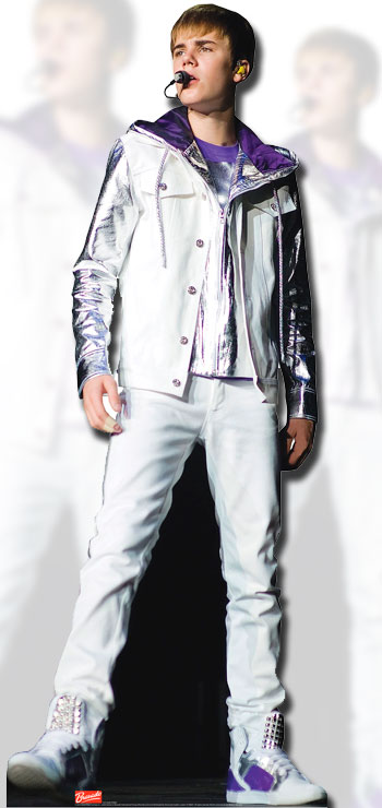 Justin Bieber - Lifesize standup - White (USA only-Shipping included)