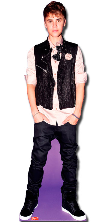 Justin Bieber - Lifesize standup - Bow Tie (USA only-Shipping included)