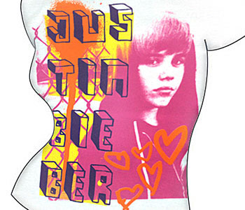 Justin Bieber - Pink Photo (Women's/Junior Sizes)