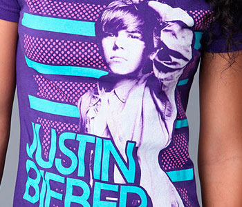 Justin Bieber - Purple Stripes (Women's/Junior Sizes)