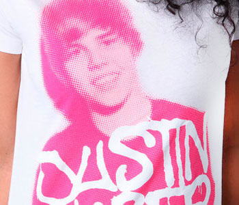 Justin Bieber - White Stencil (Women's/Junior Sizes)