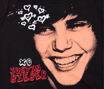 Justin Bieber - Black XO JB (Women's/Junior Sizes)