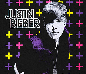 Justin Bieber - Black Cross (Women's/Junior Sizes)