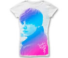 Justin Bieber - Leaf On White (Youth Sizes)