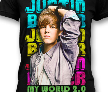 Justin Bieber - Repeat Name (Youth Sizes)