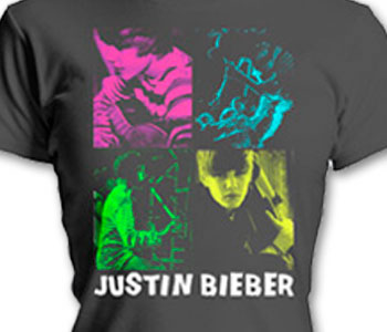 Justin Bieber - Four Square (Youth Sizes)