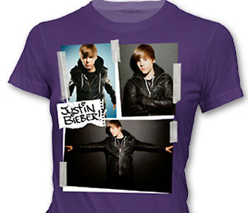 Justin Bieber -  Cut and Paste Leather Jacket (Youth Sizes)
