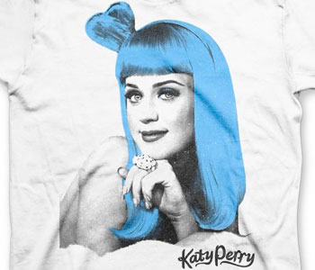 Katy Perry - Women's Slim Fit - Heart Hair